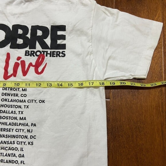 The Dobre Brothers Autographed Tour Band Concert White T-Shirt Womens Size Small - Picture 6 of 7